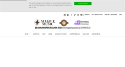 Desktop Screenshot of magpiemusic.com.au